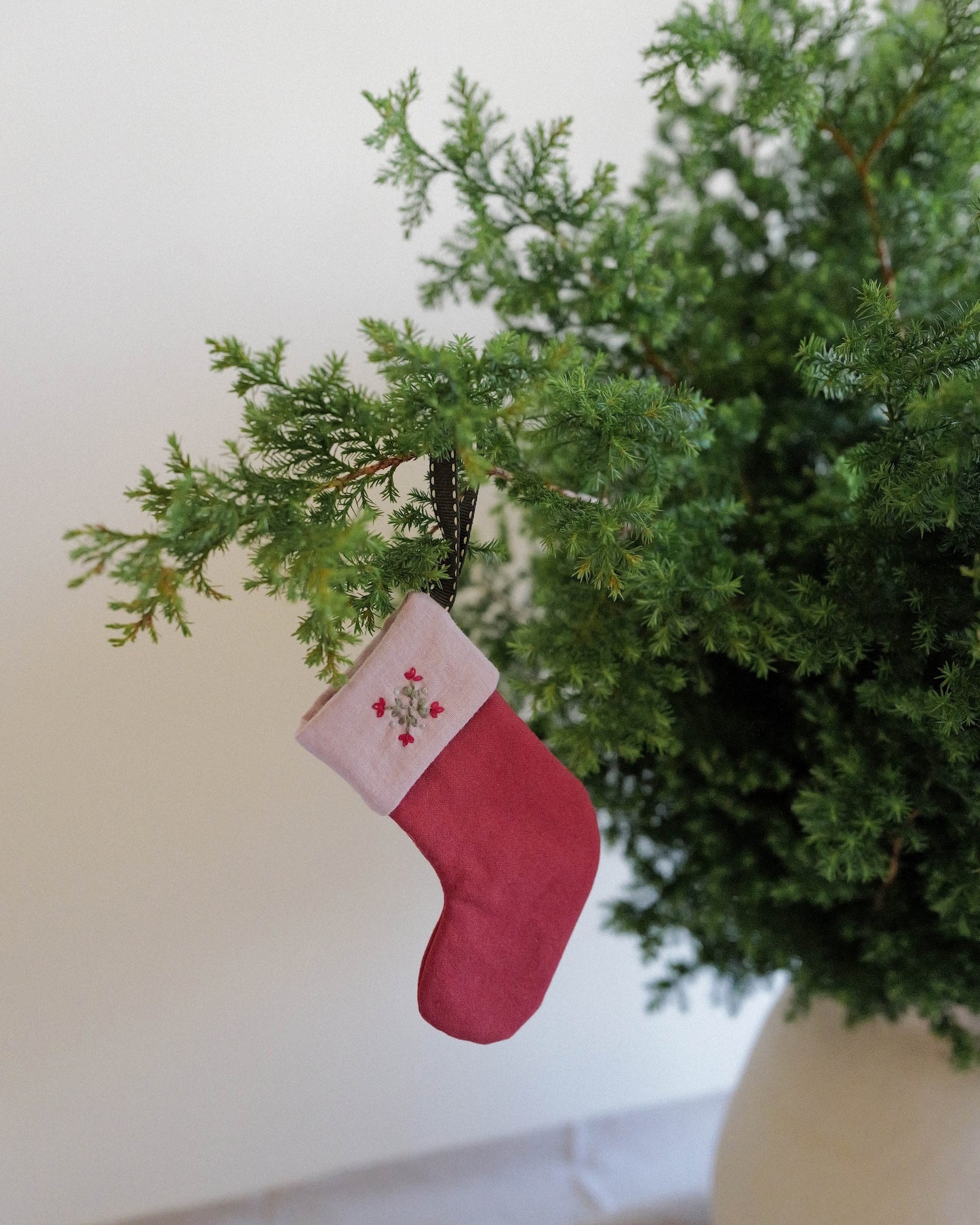 Mini Stocking Ornament 08