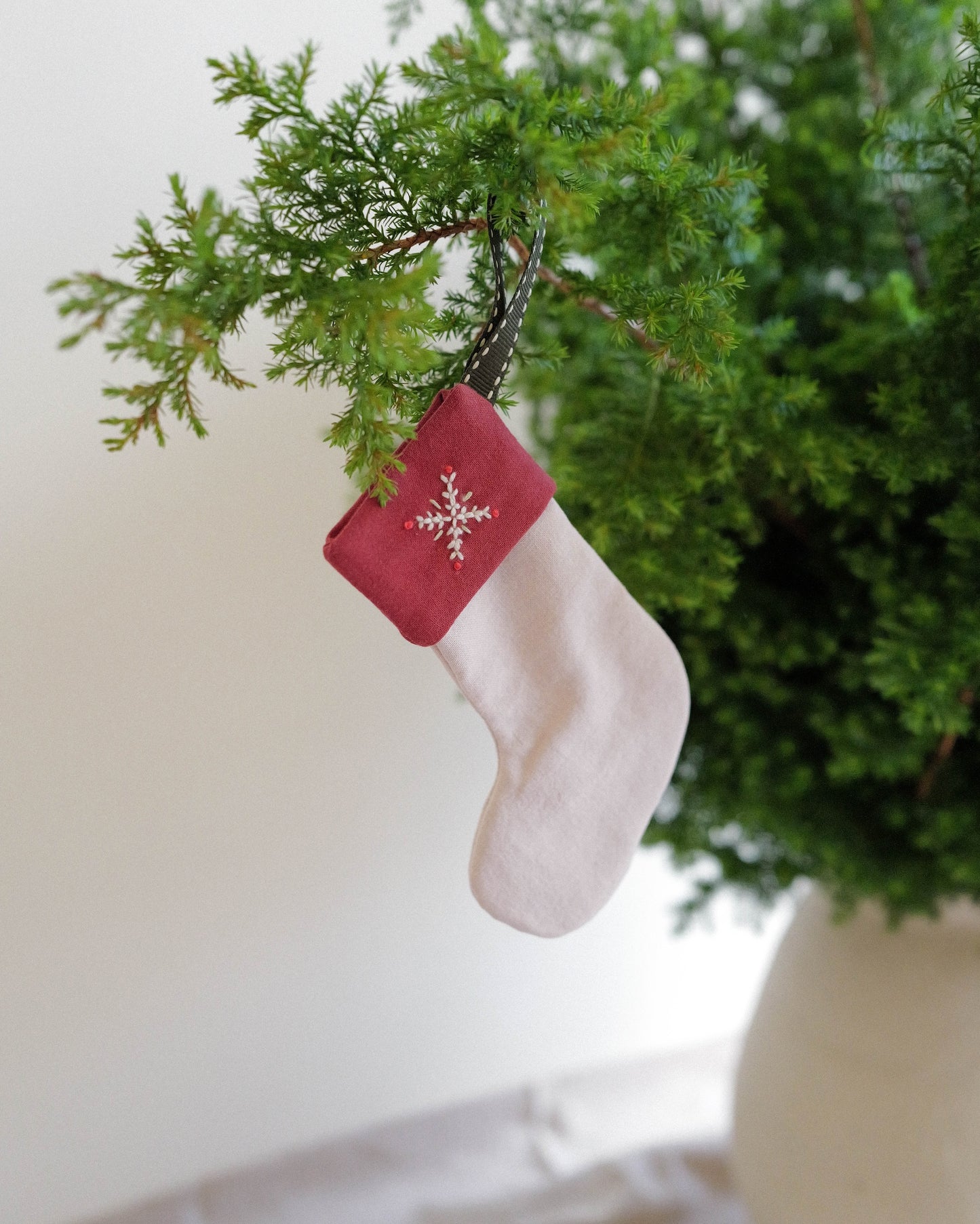 Mini Stocking Ornament 07