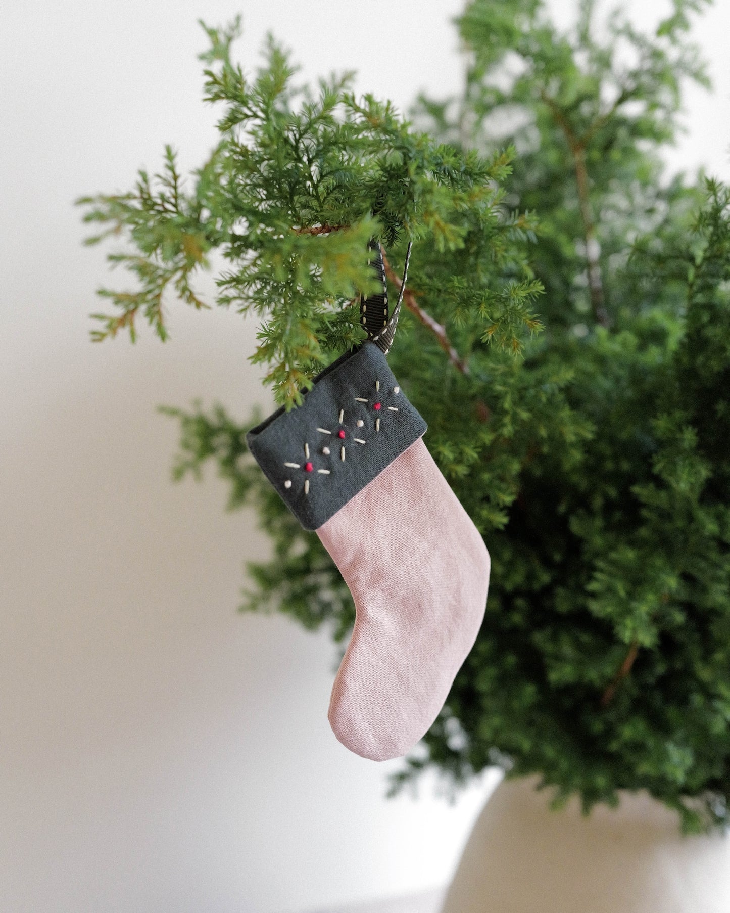 Mini Stocking Ornament 06