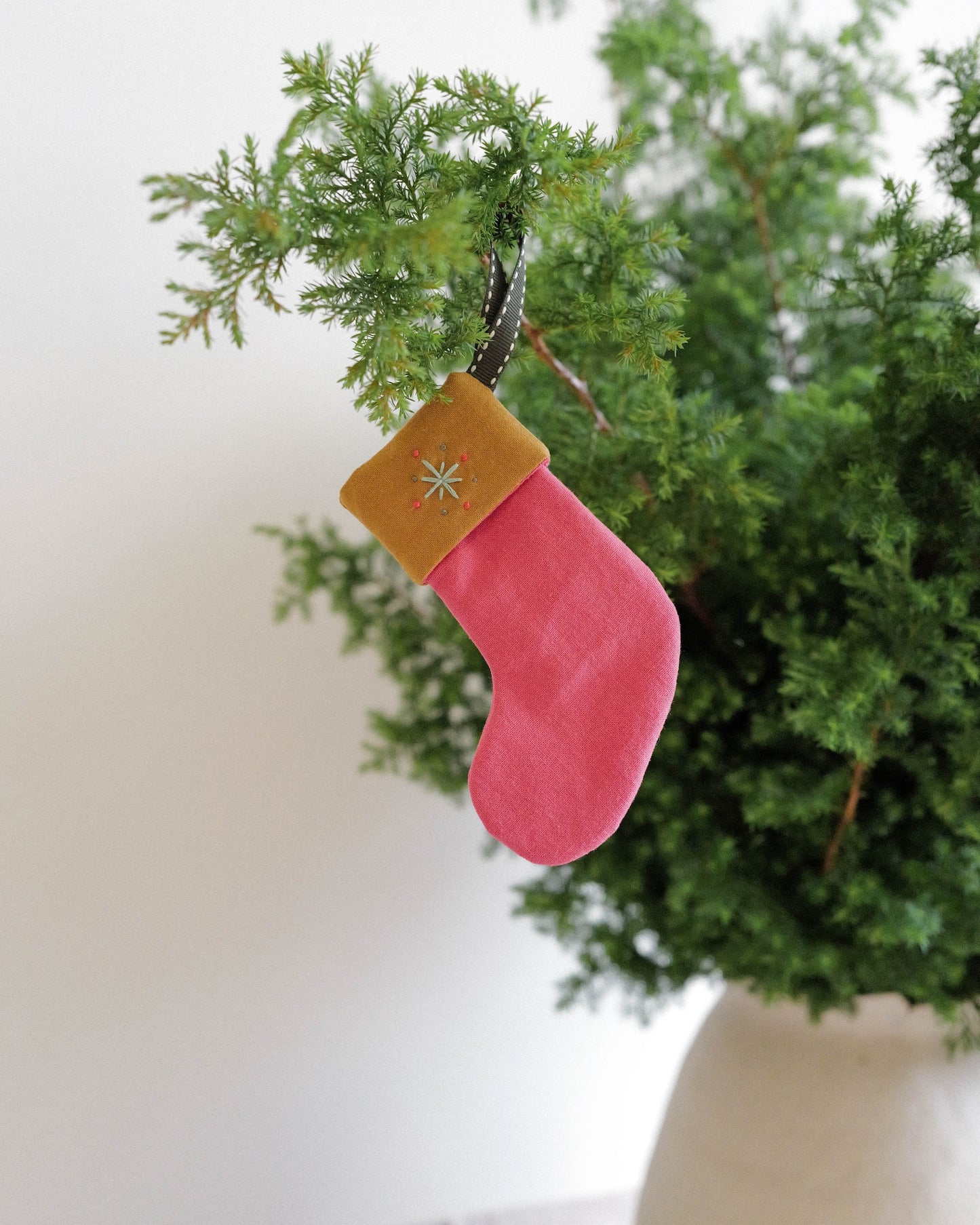 Mini Stocking Ornament 04