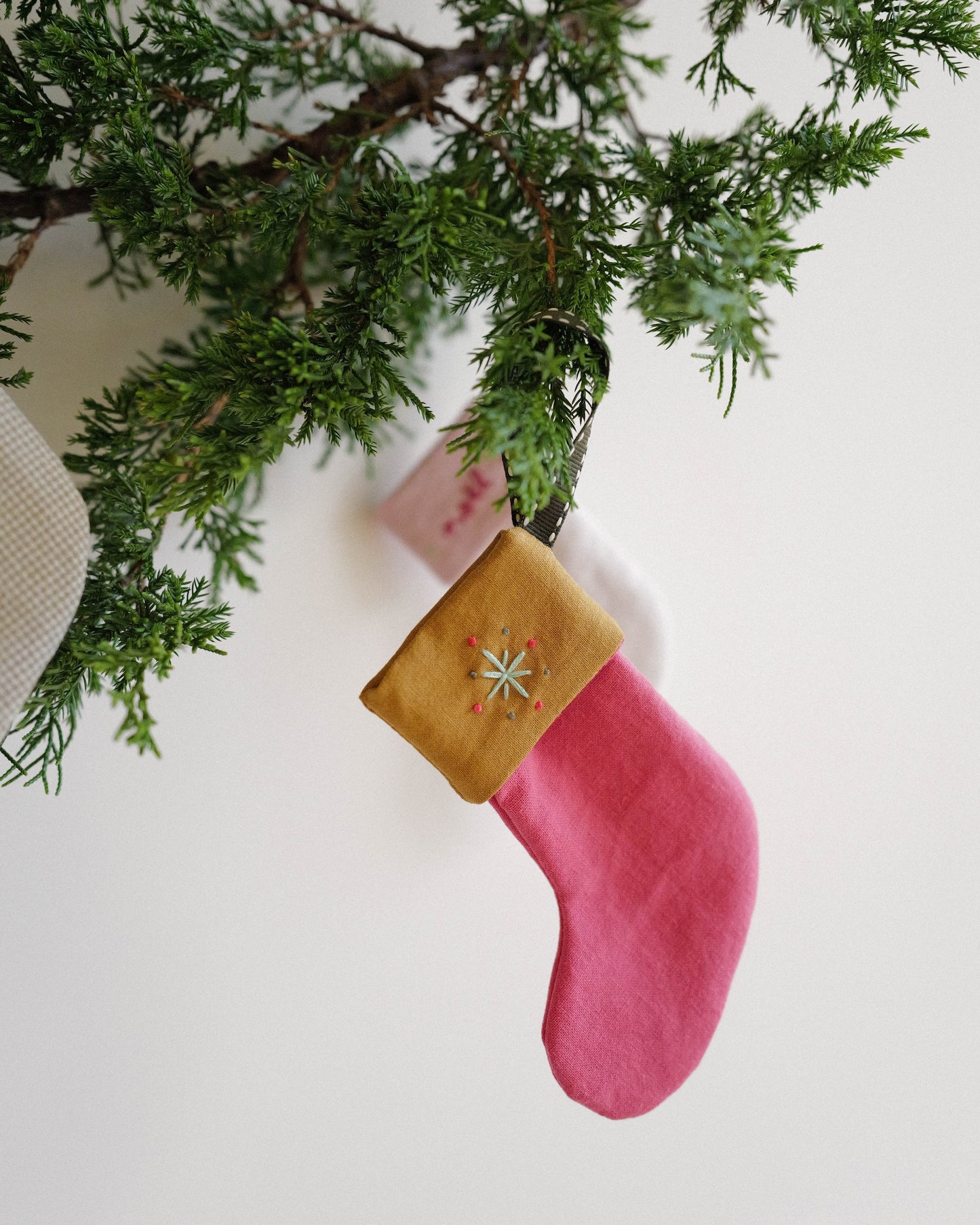 Mini Stocking Ornament 04