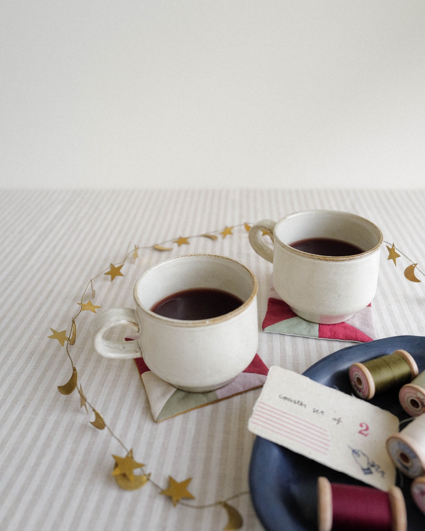 Coaster Set of Two: Traditional Quilt Blocks 03