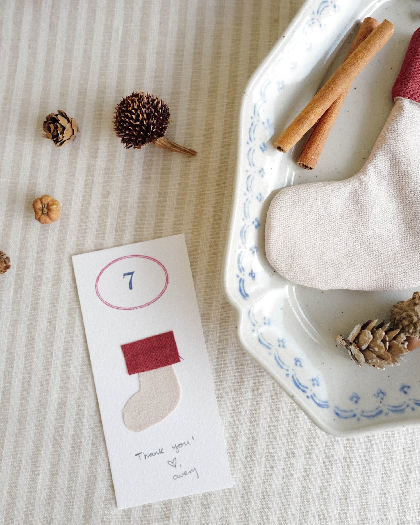 Mini Stocking Ornament 07