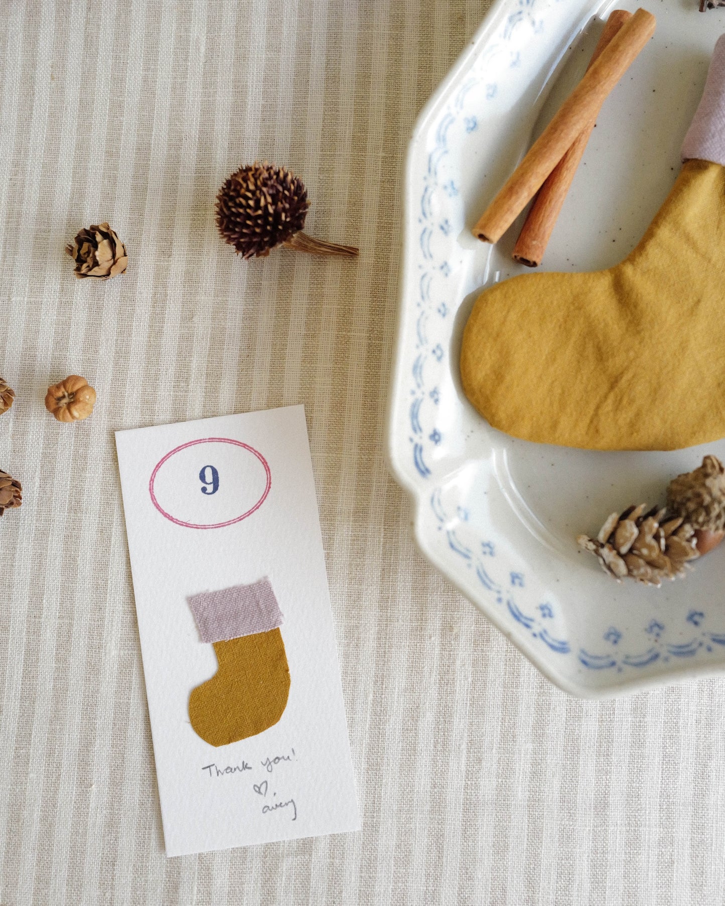 Mini Stocking Ornament 09