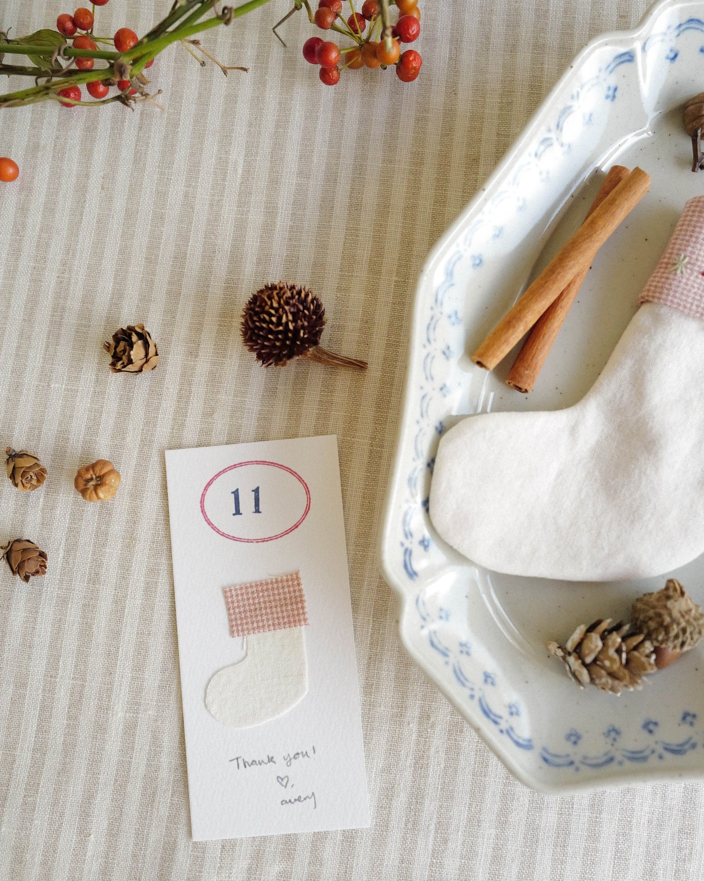 Mini Stocking Ornament 11
