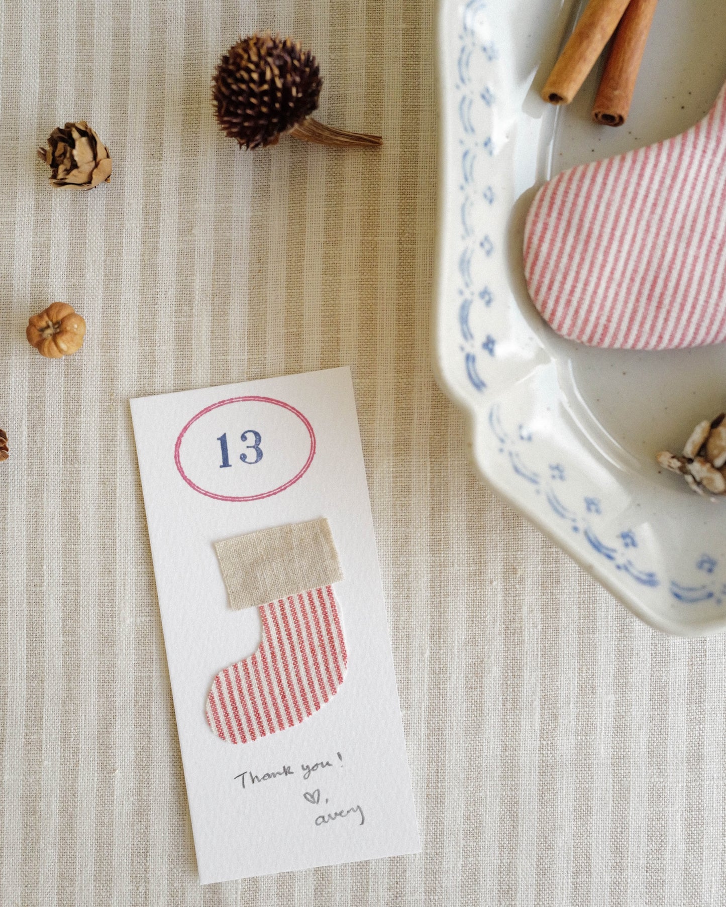 Mini Stocking Ornament 13