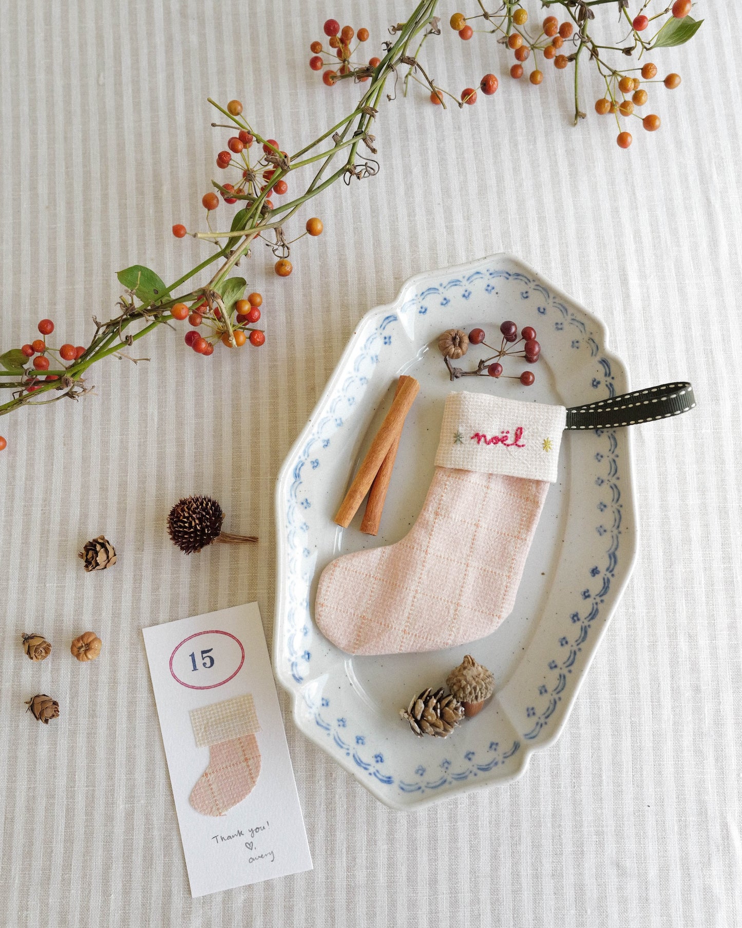 Mini Stocking Ornament 15