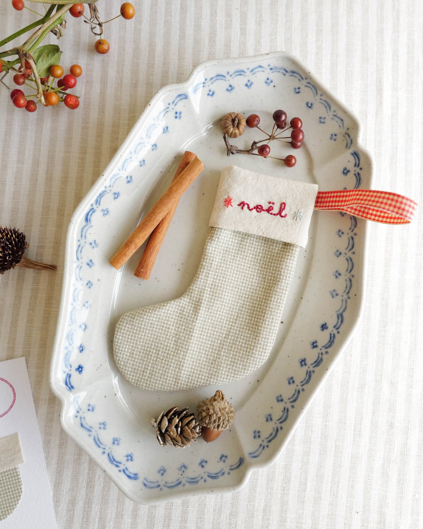 Mini Stocking Ornament 18