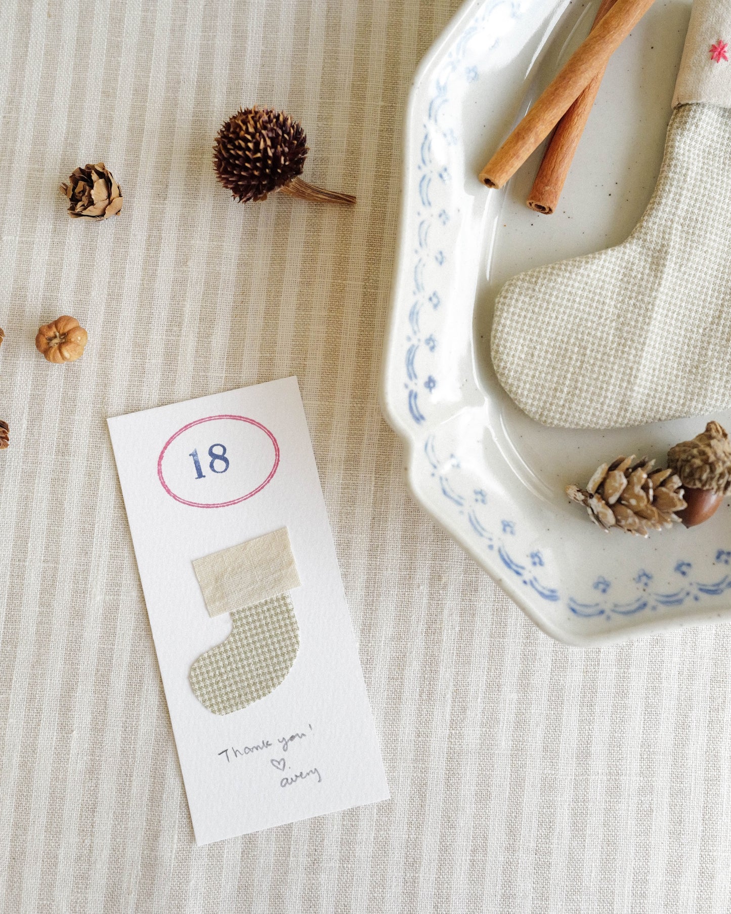 Mini Stocking Ornament 18