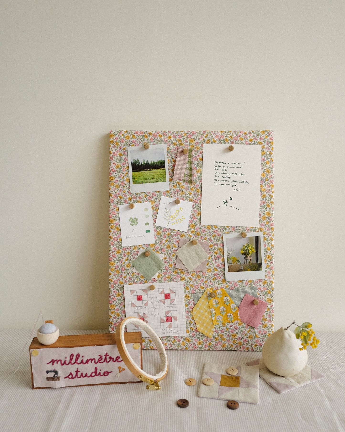 Coaster Set of Four: Traditional Quilt Blocks 01
