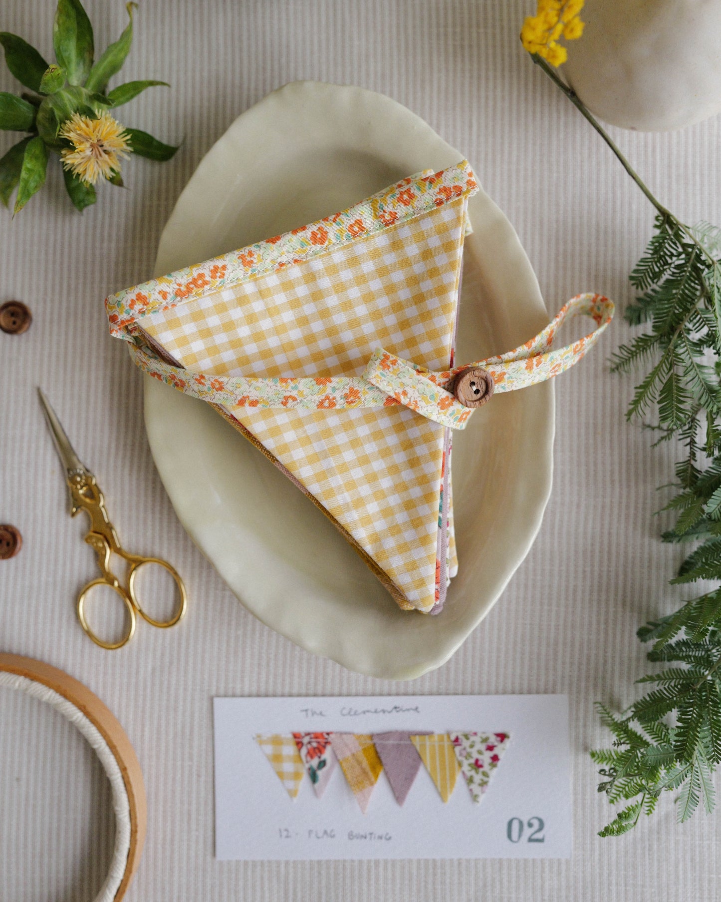 The Clementine Springtime Bunting 02