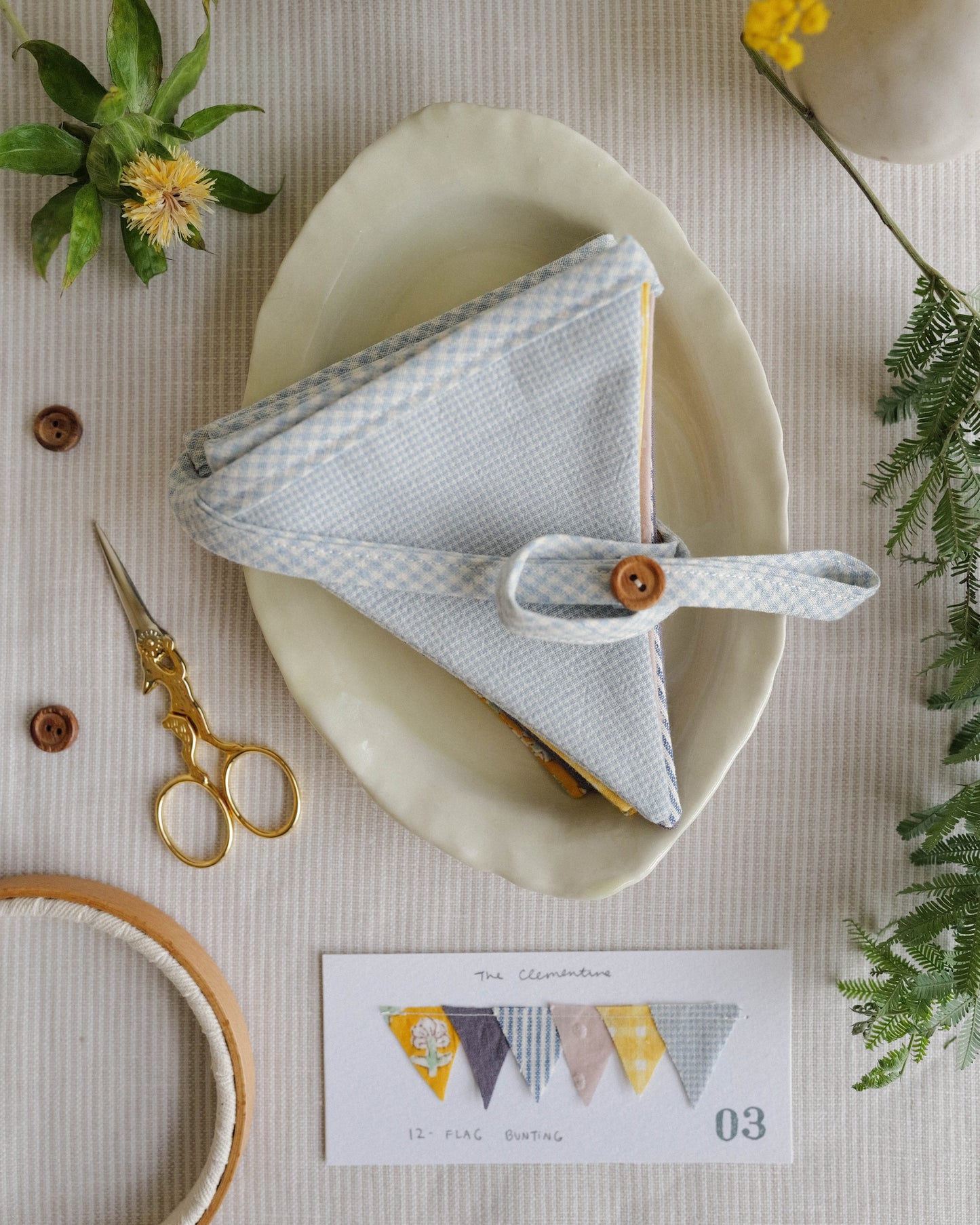 The Clementine Springtime Bunting 03