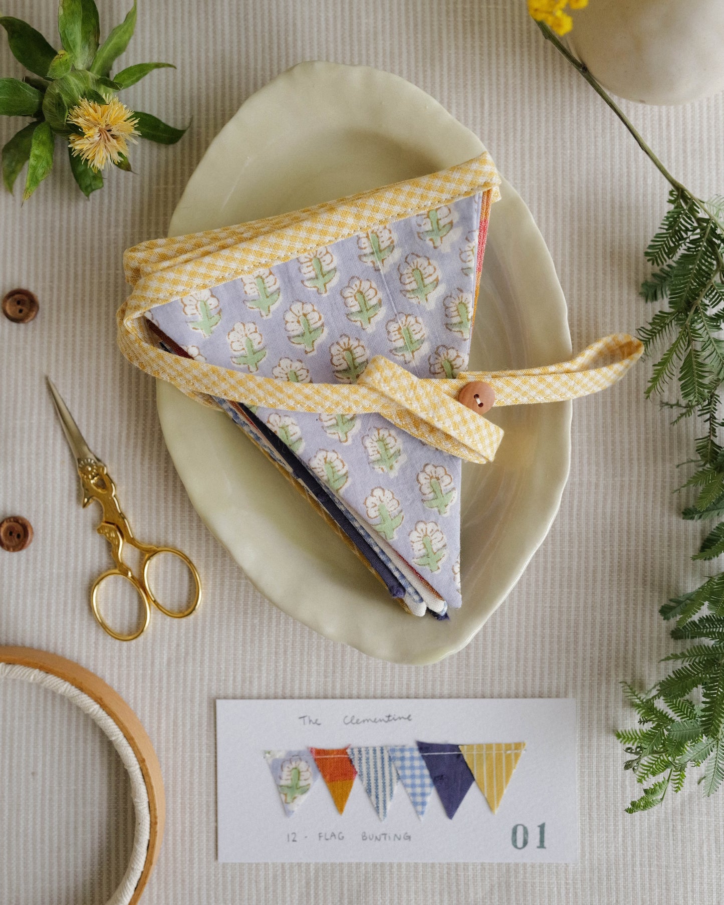The Clementine Springtime Bunting 01