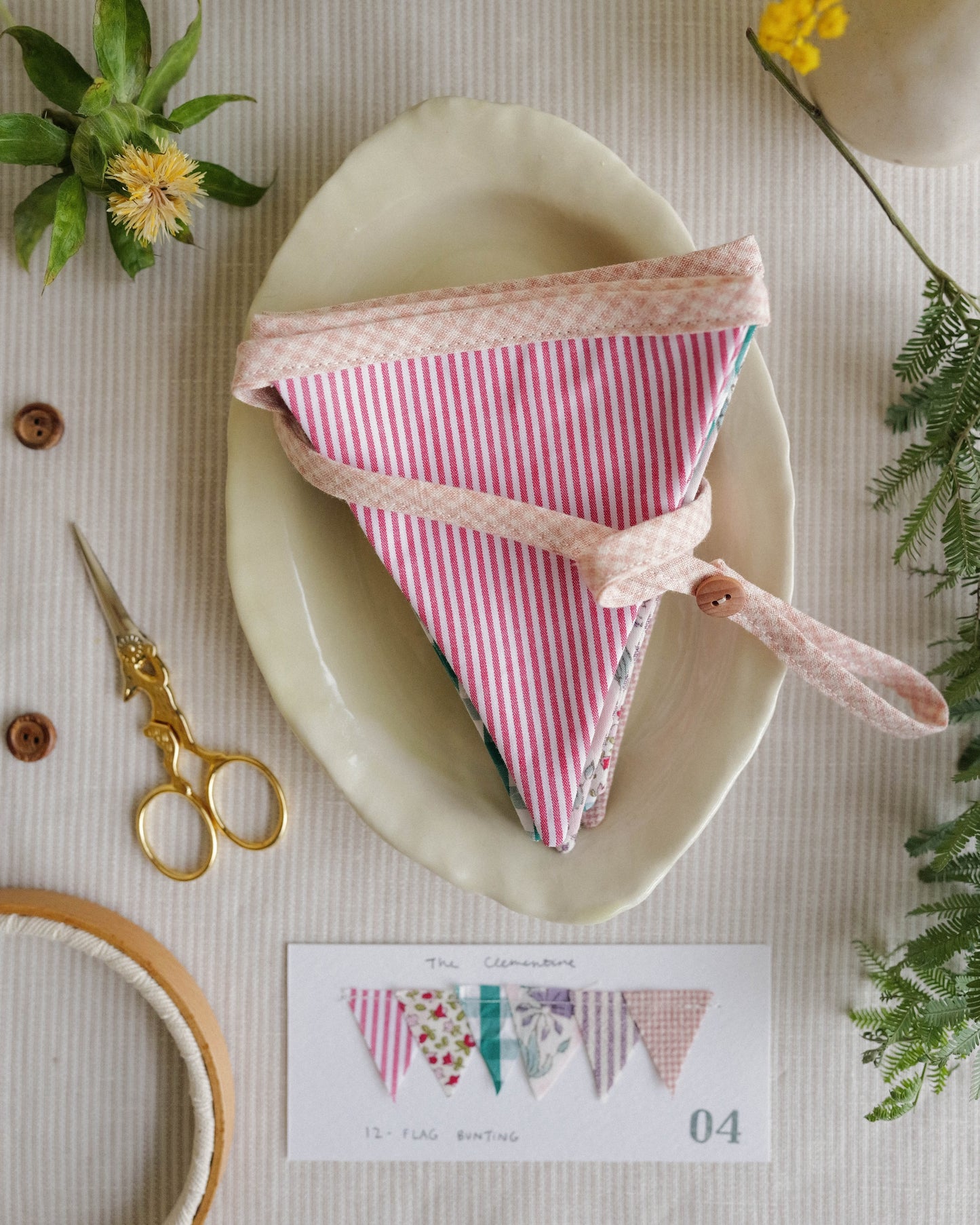 The Clementine Springtime Bunting 04