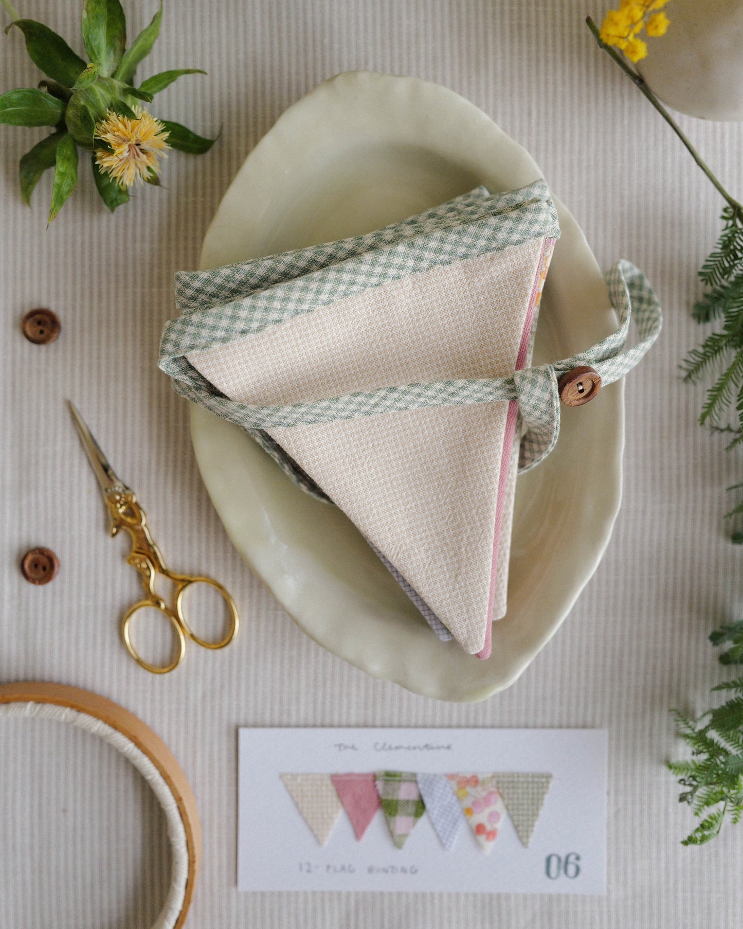 The Clementine Springtime Bunting 06