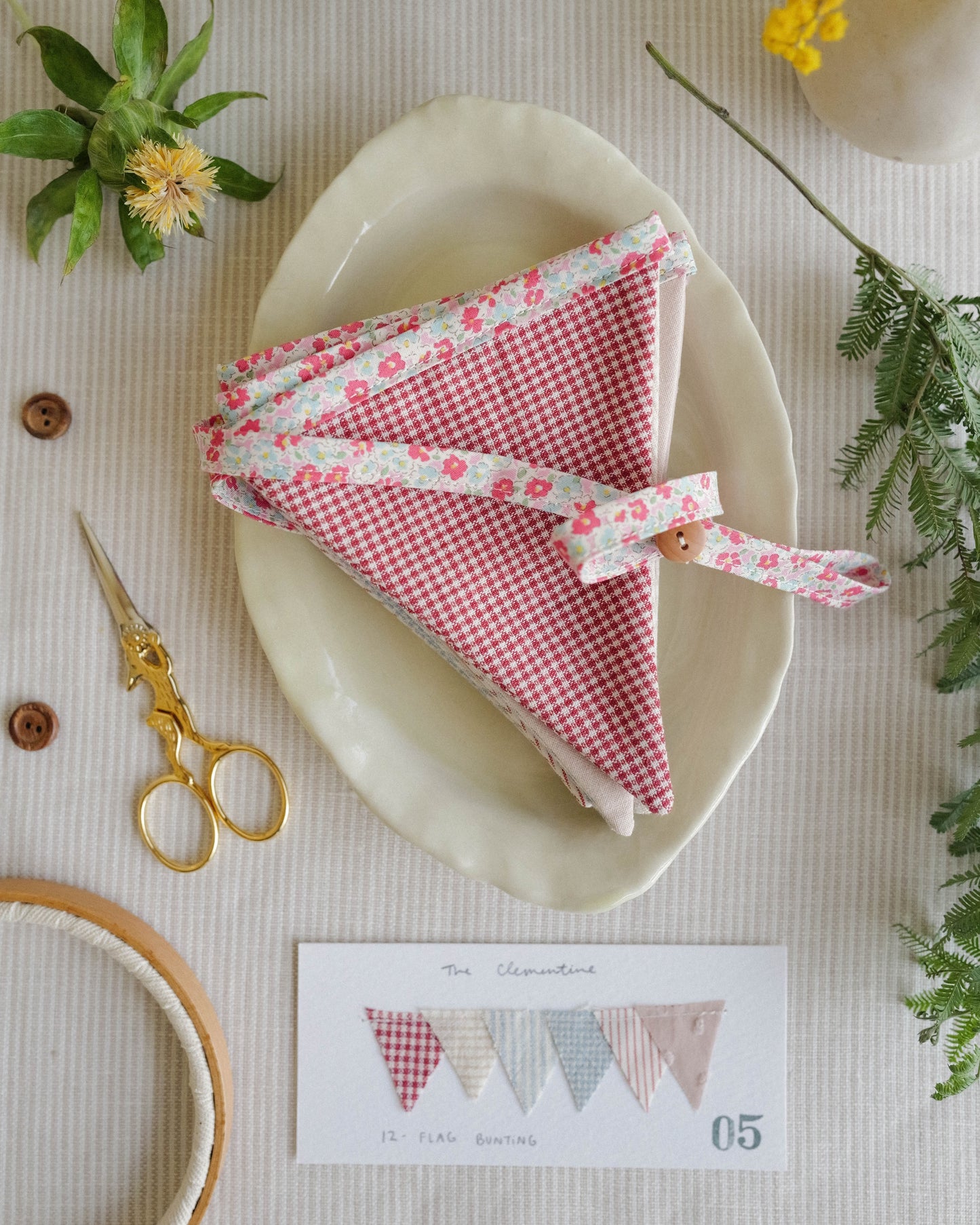 The Clementine Springtime Bunting 05