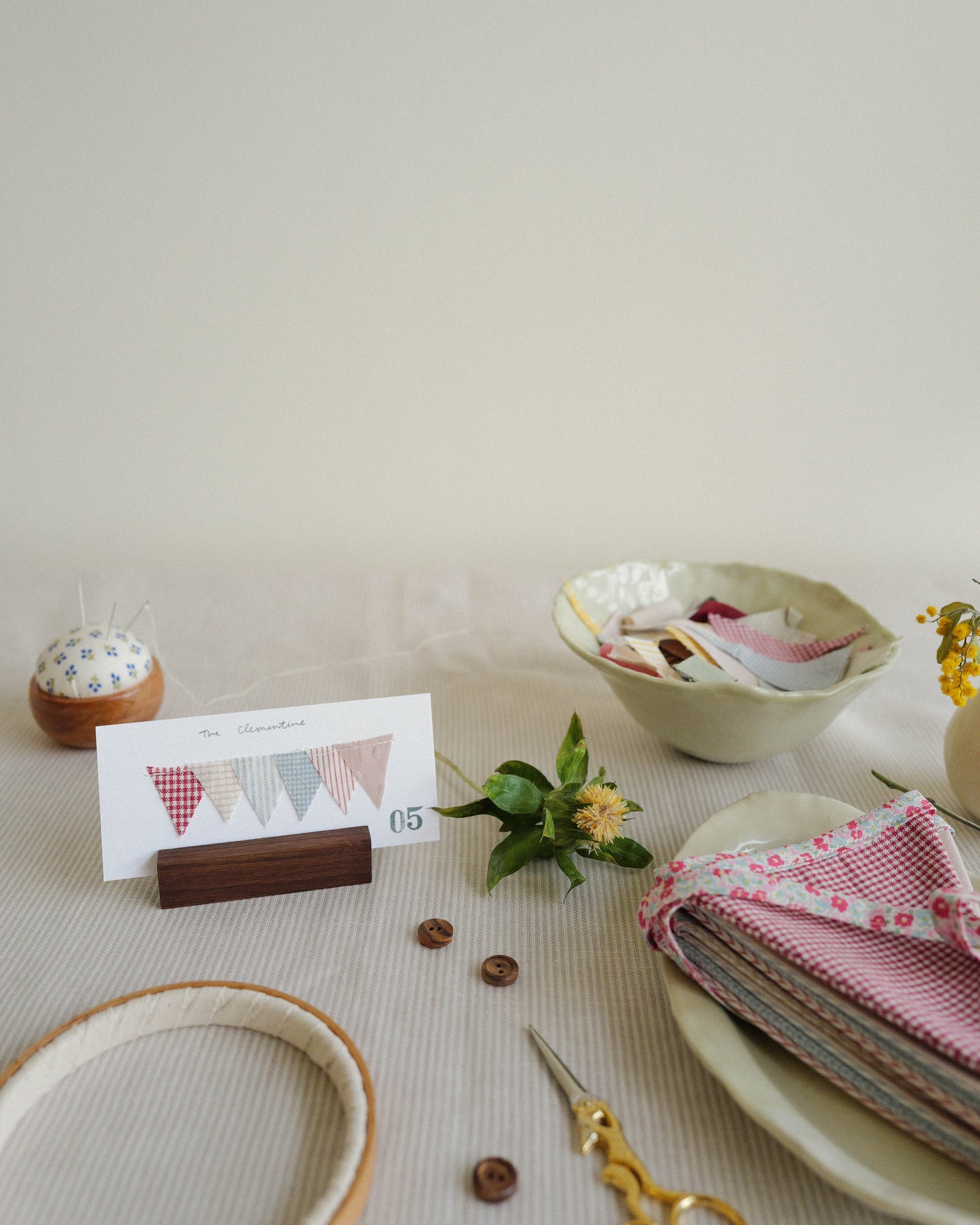 The Clementine Springtime Bunting 05