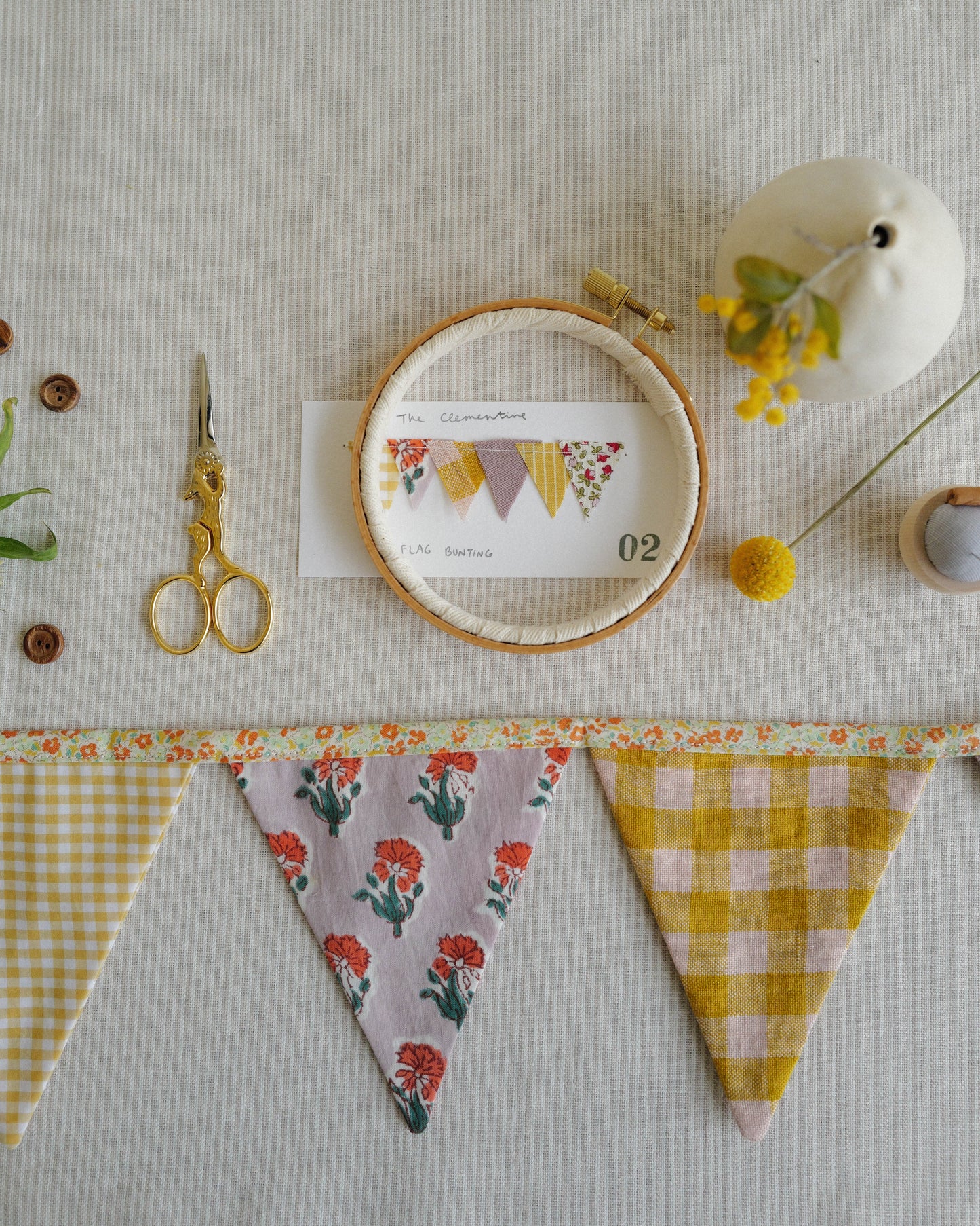 The Clementine Springtime Bunting 02