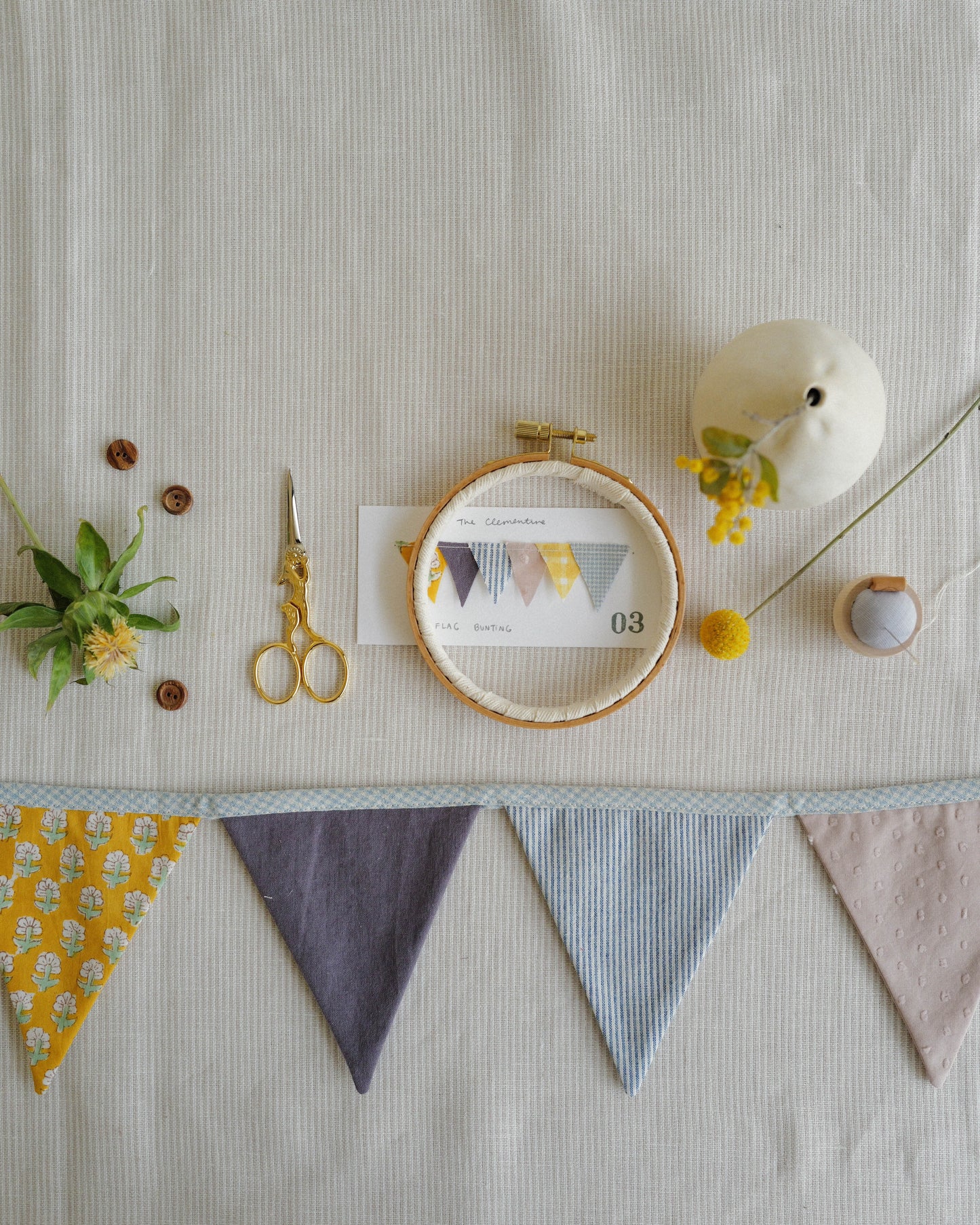 The Clementine Springtime Bunting 03