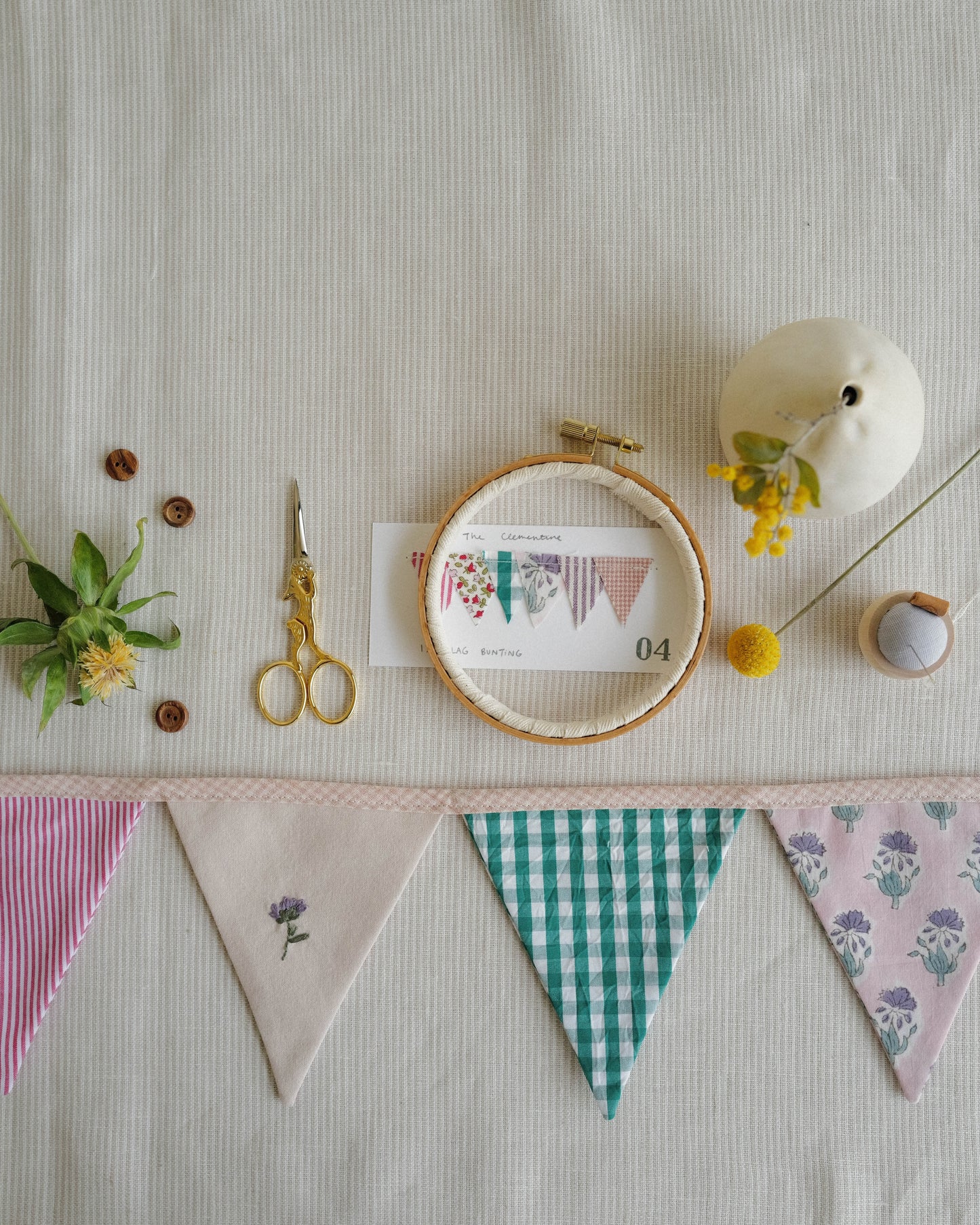 The Clementine Springtime Bunting 04