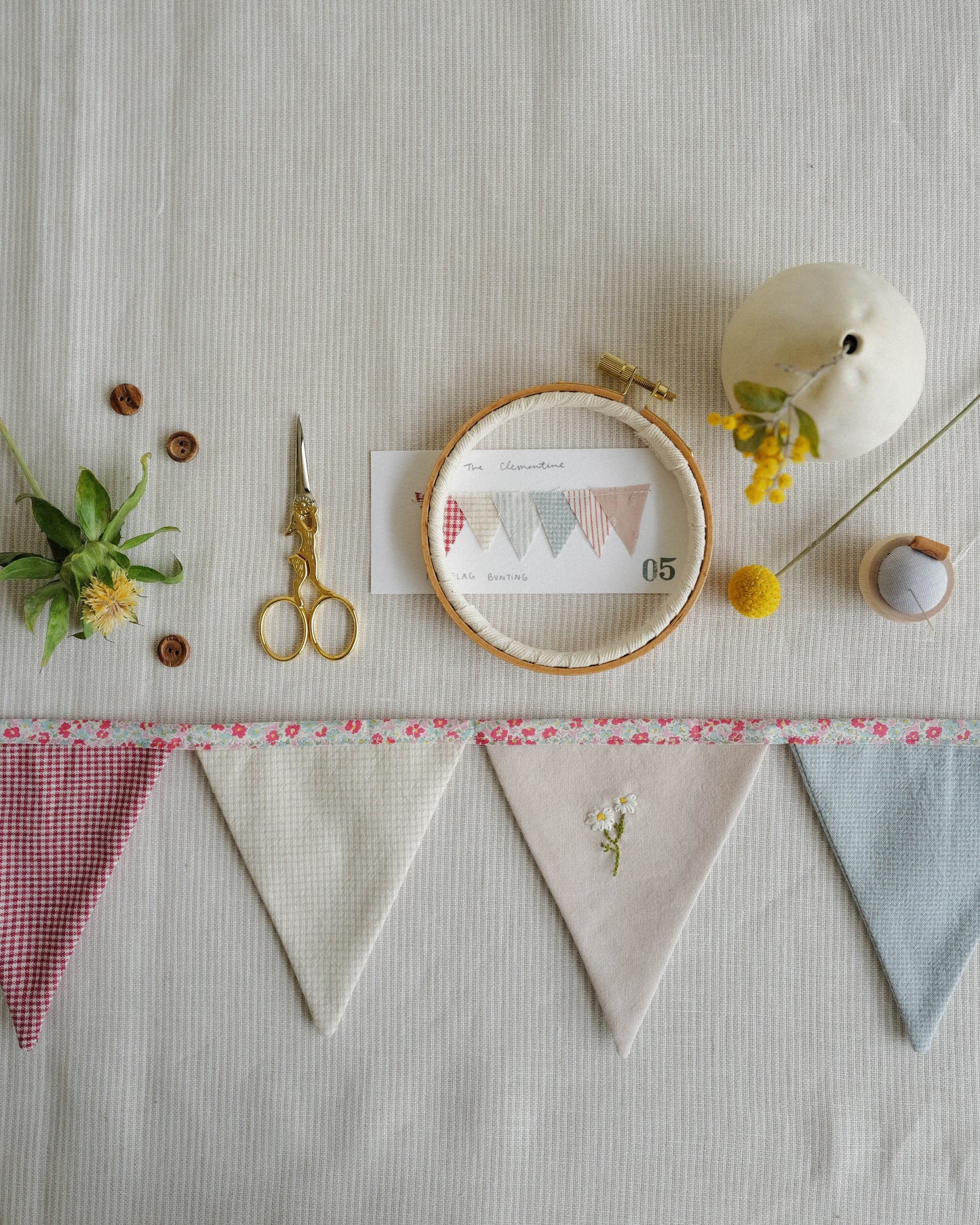 The Clementine Springtime Bunting 05