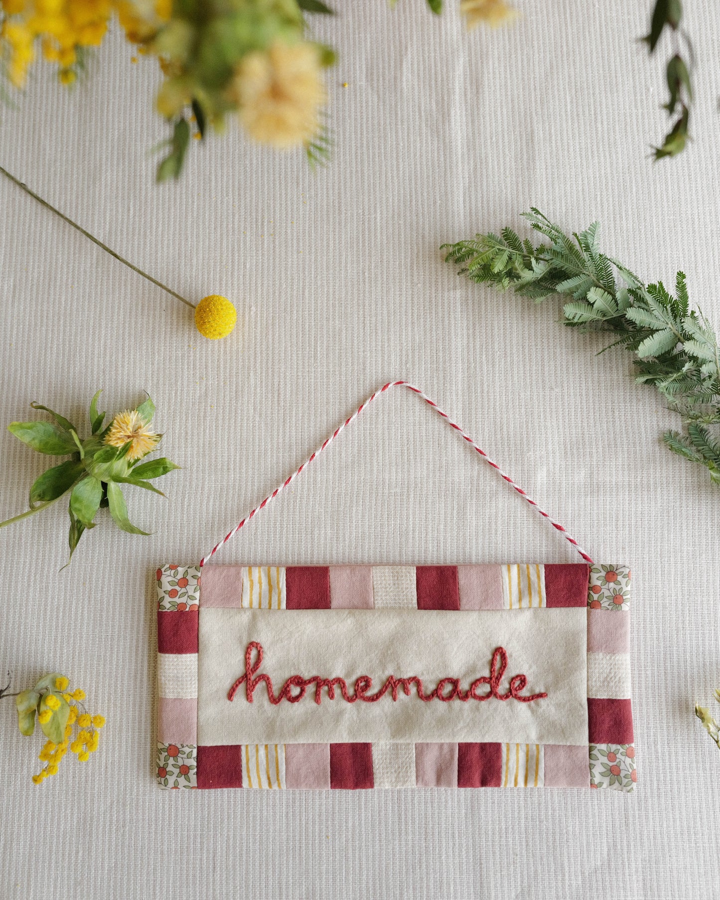Fabric Sign: homemade