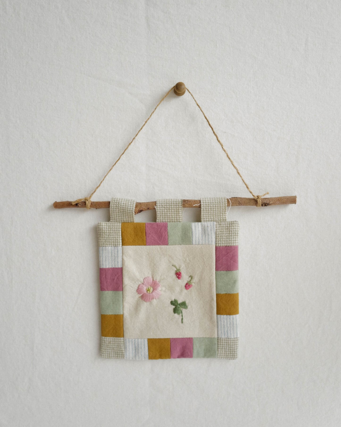Flora and Fauna Mini Wall Hanging: Violet Wood Sorrel