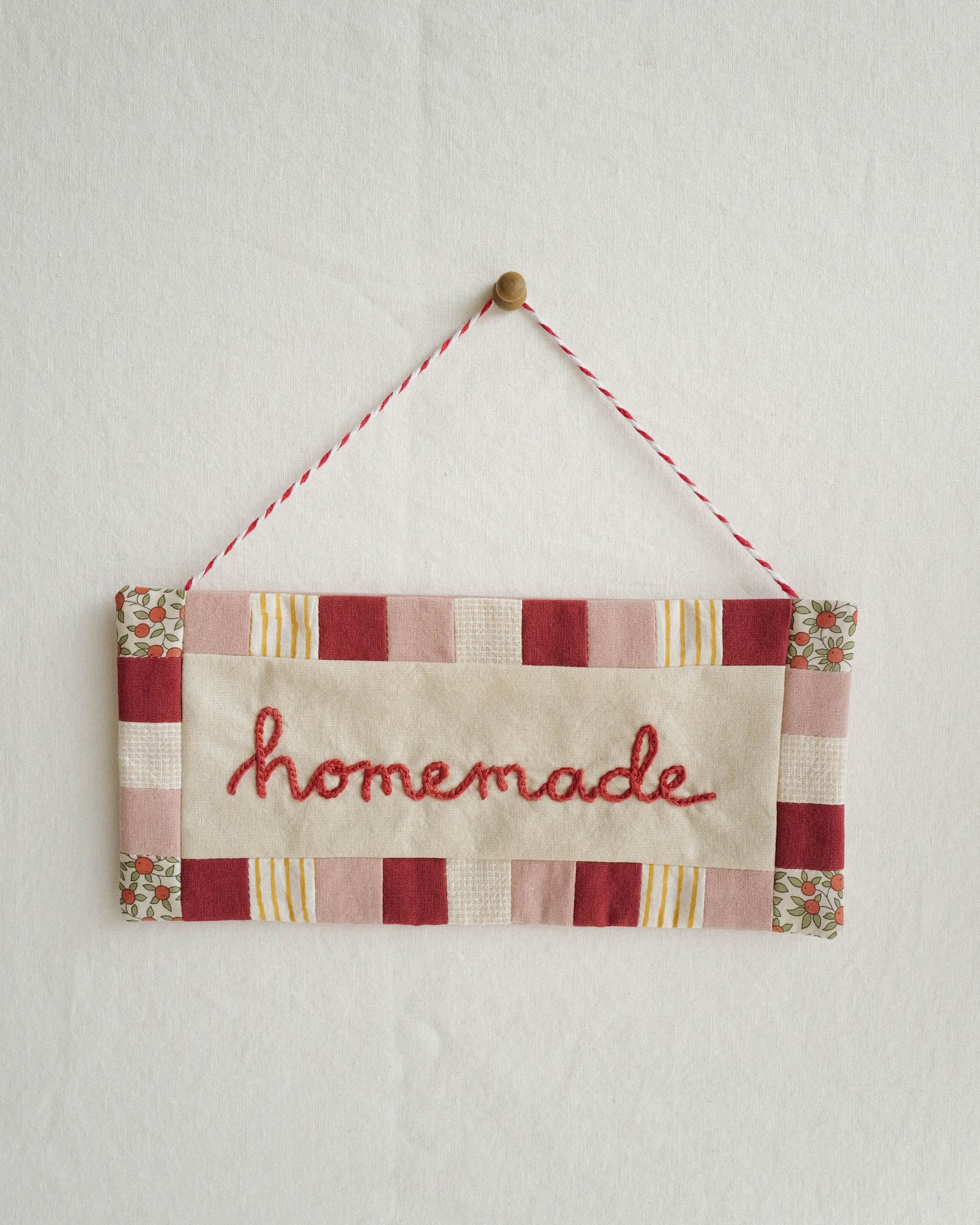 Fabric Sign: homemade