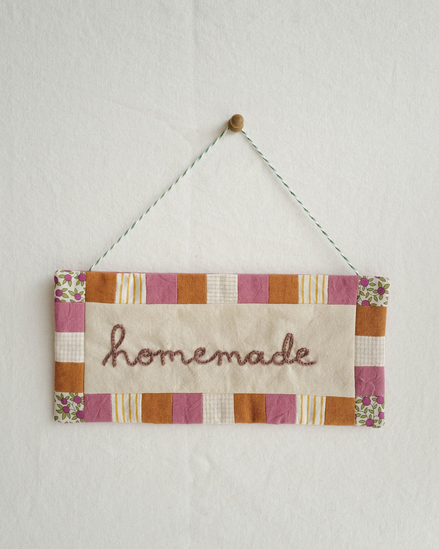 Fabric Sign: homemade
