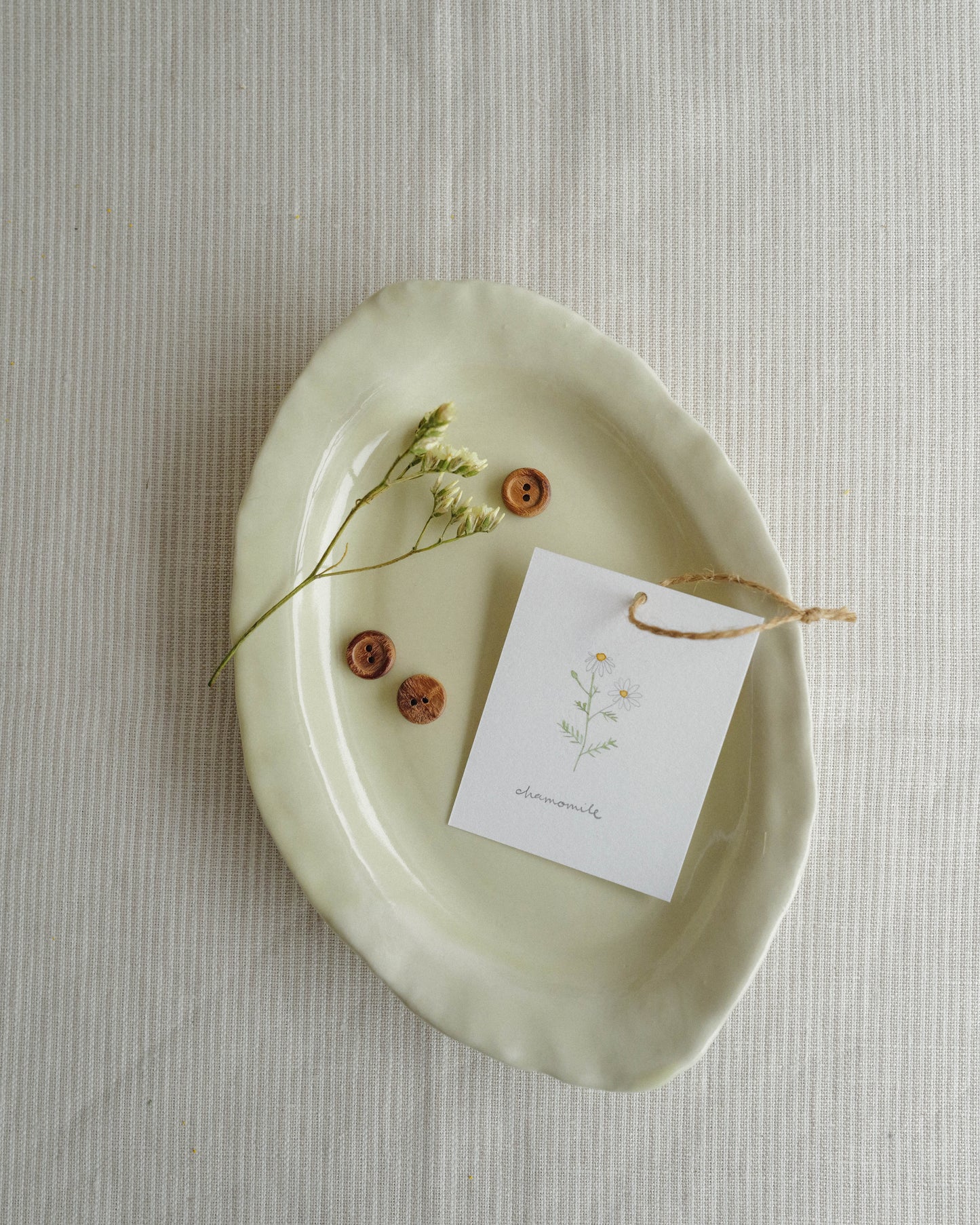 Flora and Fauna Mini Wall Hanging: Chamomile