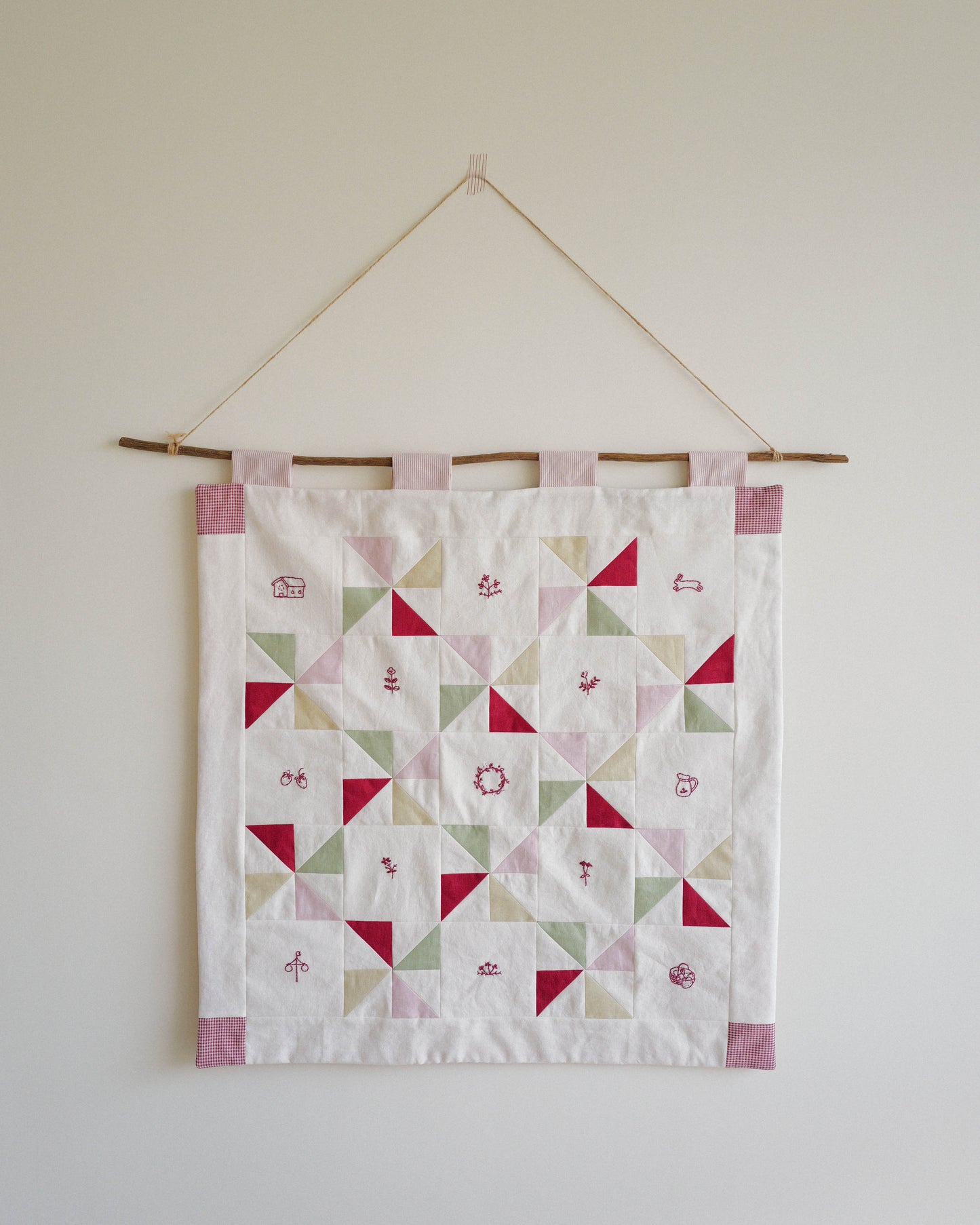 Midsommar Quilted Wall Hanging