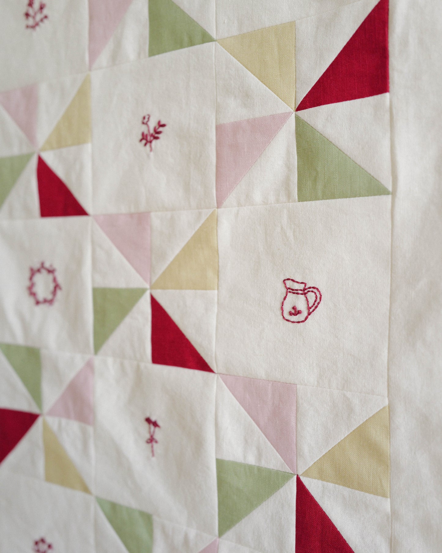 Midsommar Quilted Wall Hanging