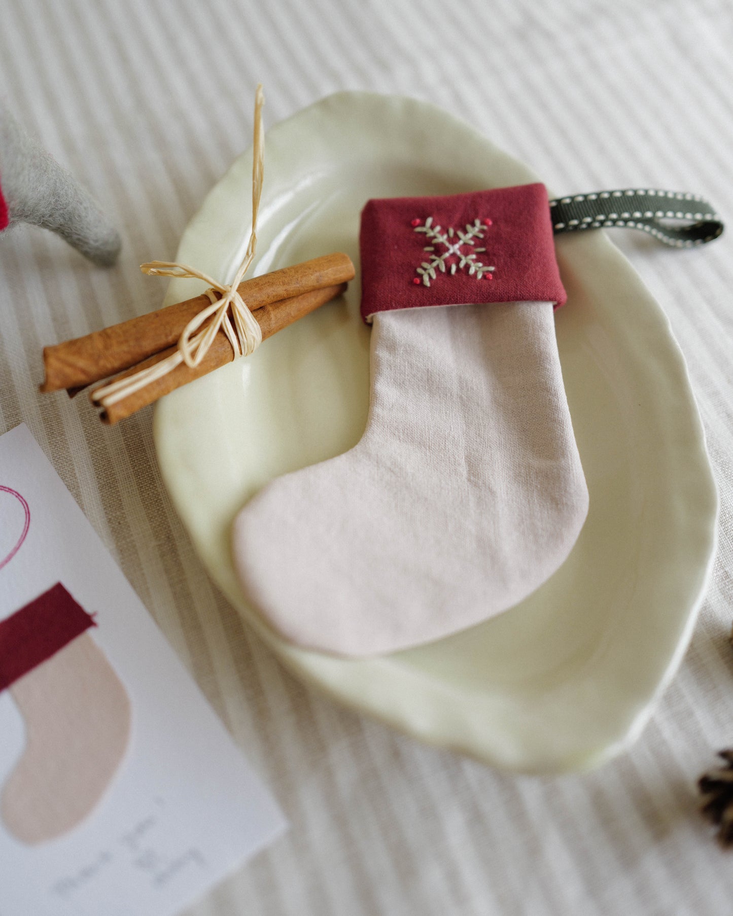 Mini Stocking Ornament 19