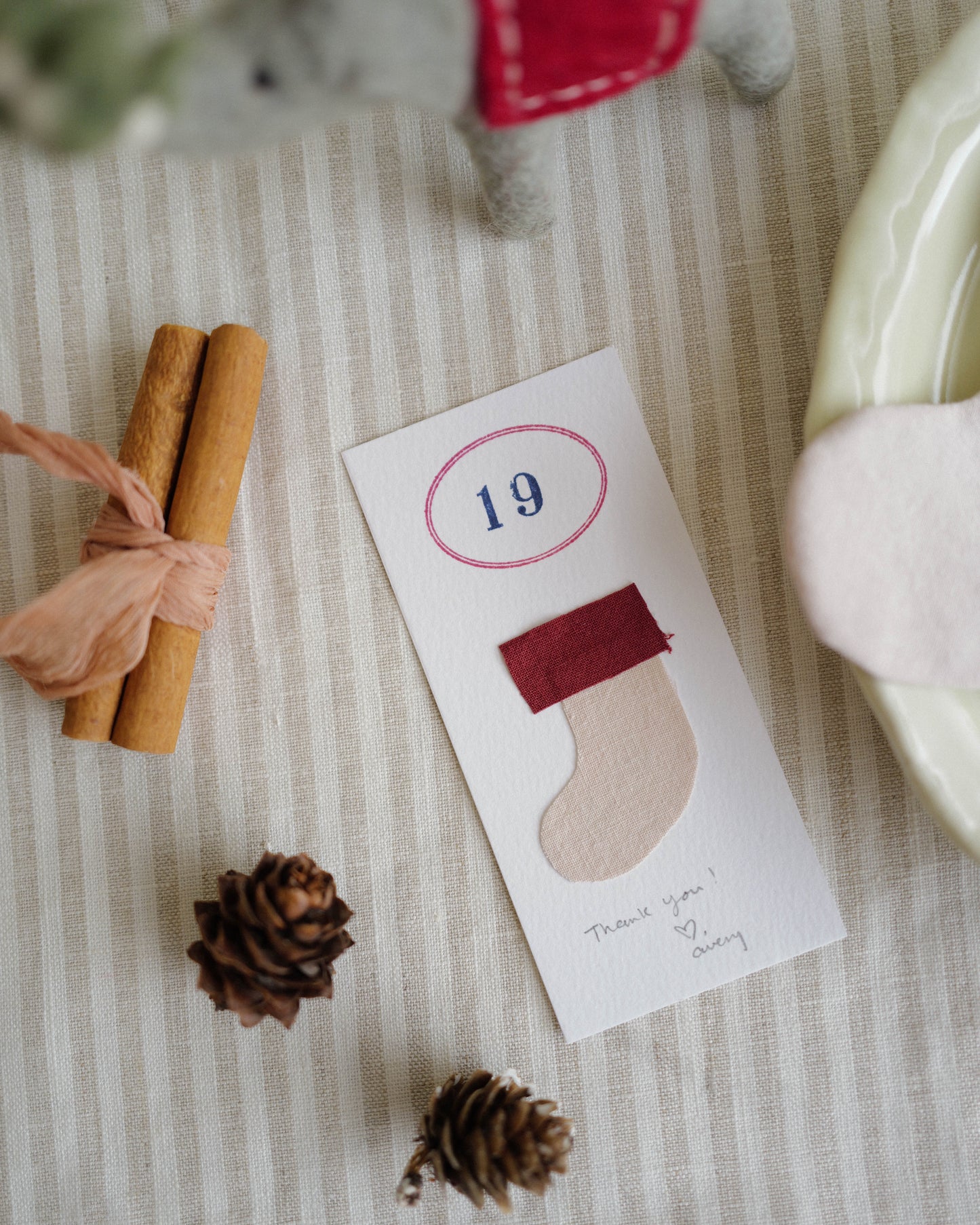Mini Stocking Ornament 19
