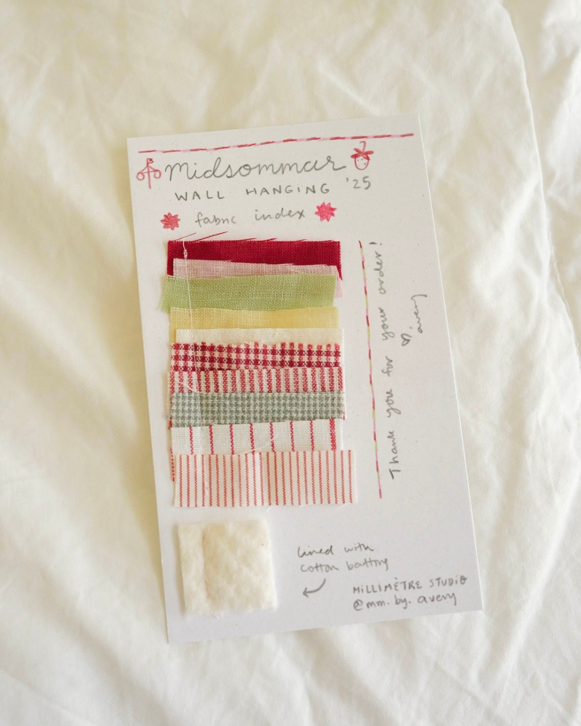 Midsommar Quilted Wall Hanging