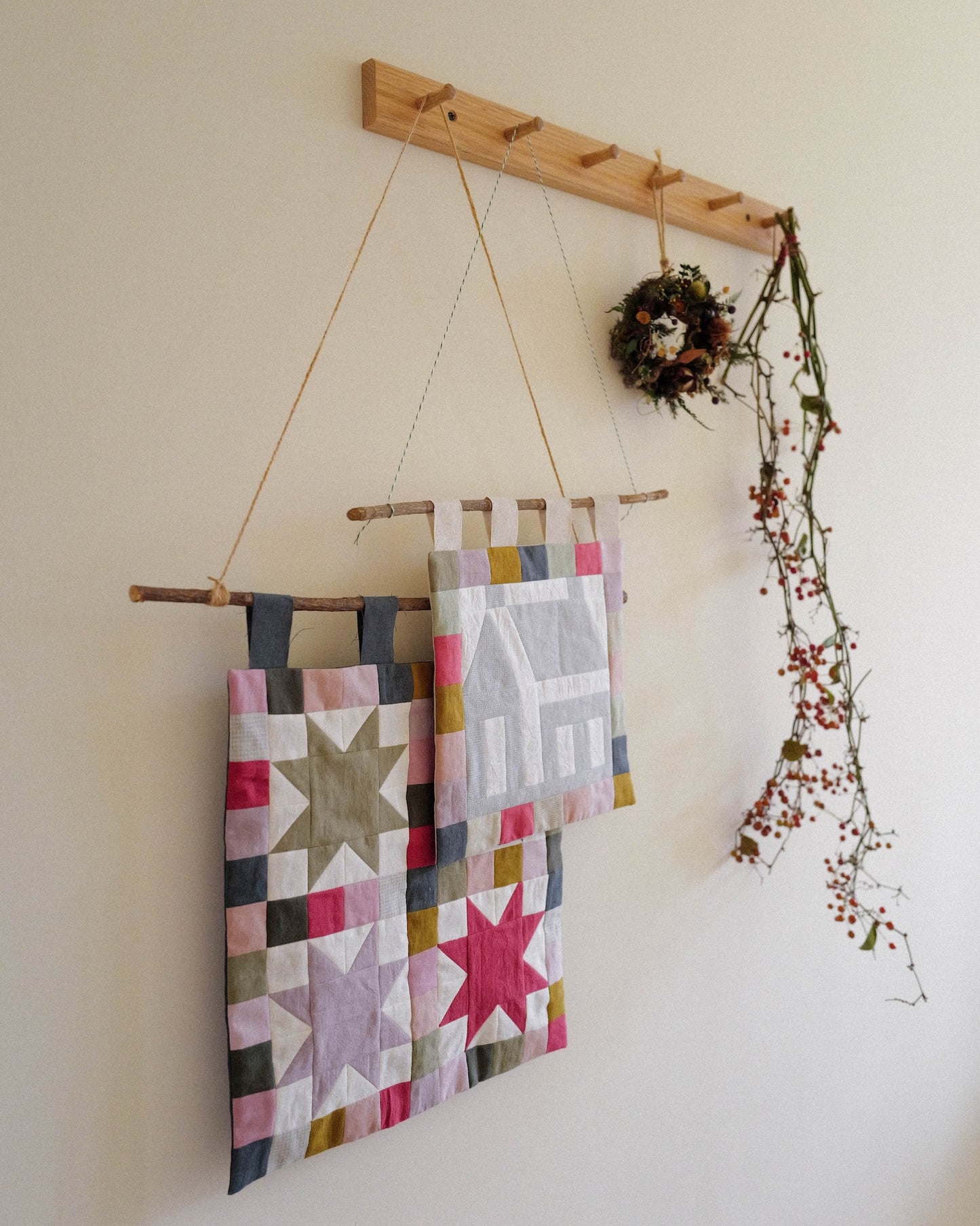 Étoiles de Noël Wall Hanging