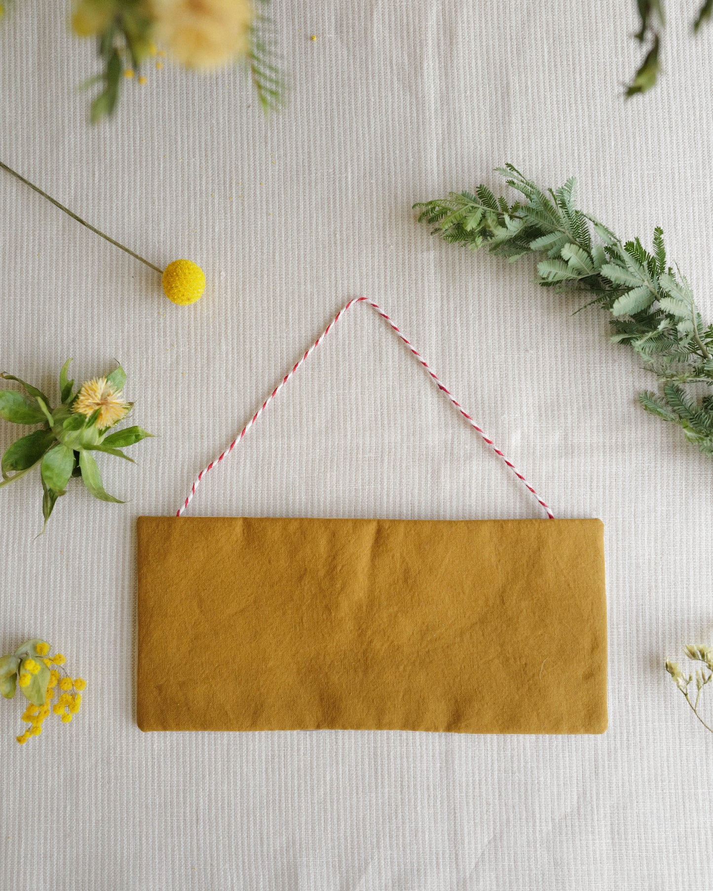 Fabric Sign: handmade