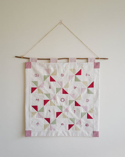 Midsommar Quilted Wall Hanging